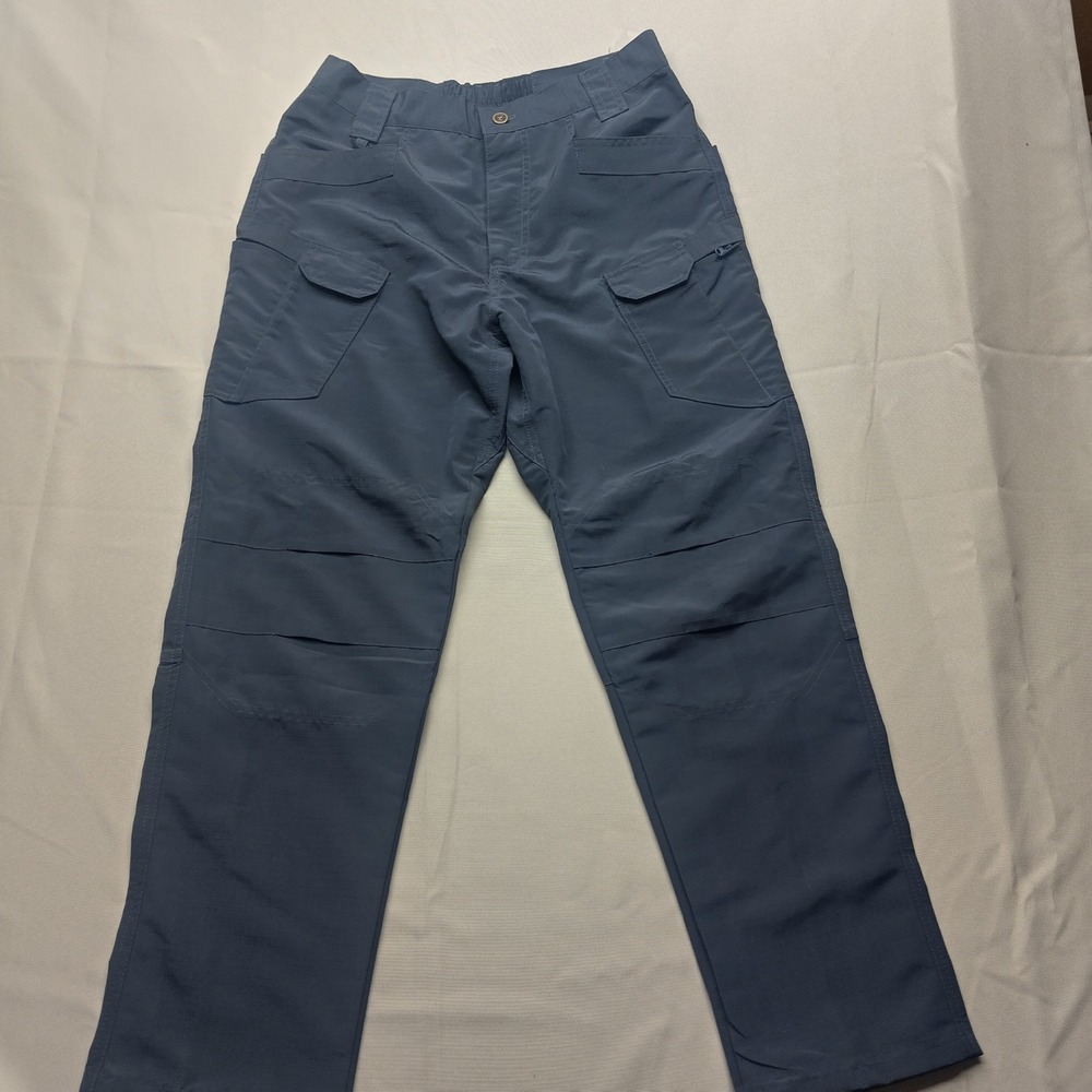 Tactical Series Mens Grey Ripstop Cargo Pants Size M Articulated Knee Outdoor